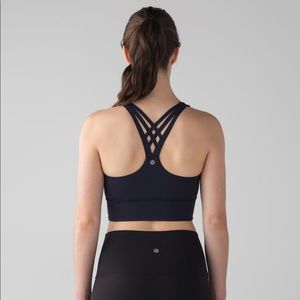 Lululemon Mind Over Miles Bra Midnight Navy Size 8